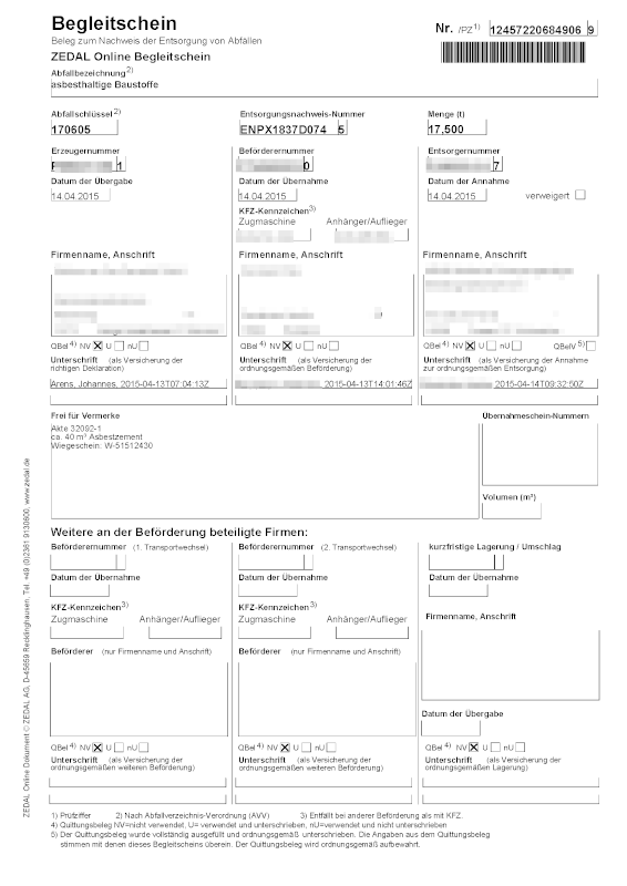 Begleitschein
